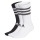 adidas Sport Socks Crew Glam 3-Stripe Glitter white/black - 3 pairs